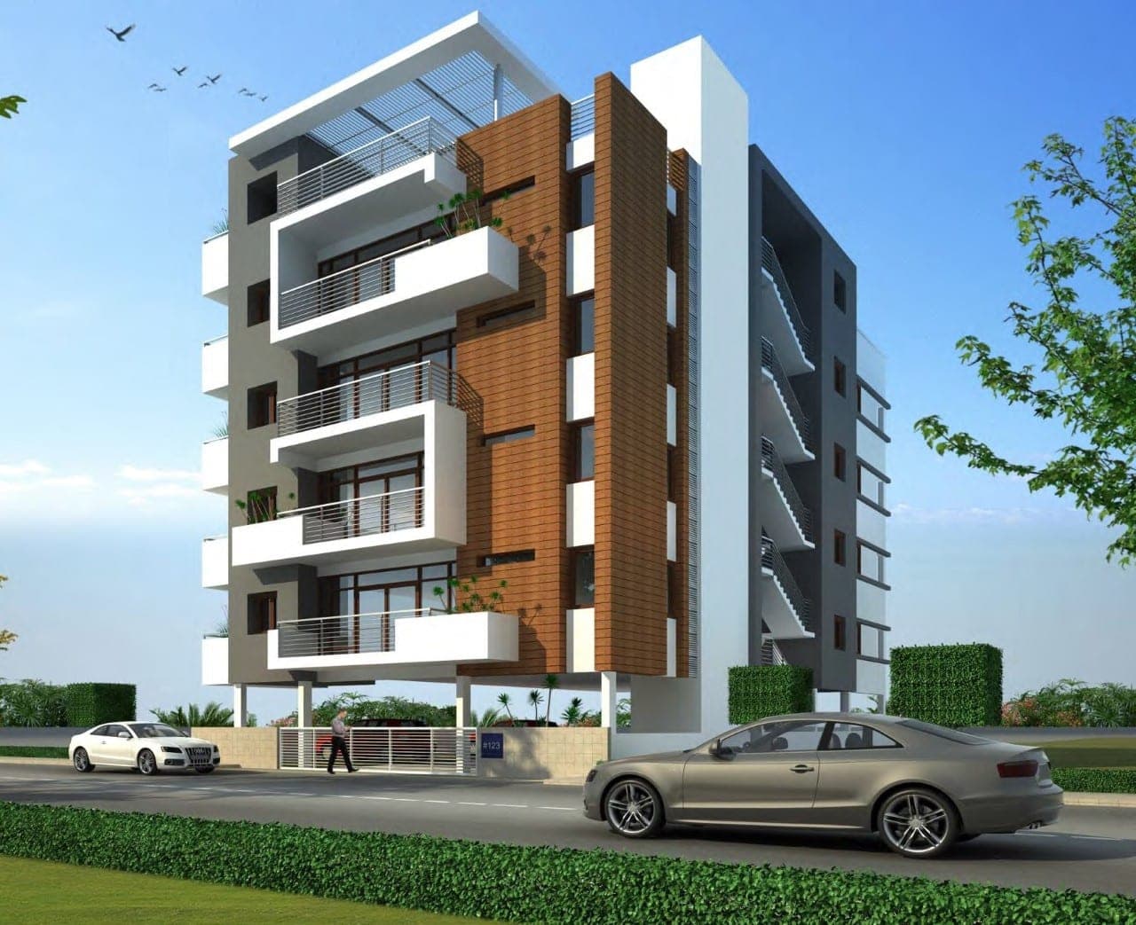 Apartment Design architecture project in JP Nagar, Bangalore by CD India